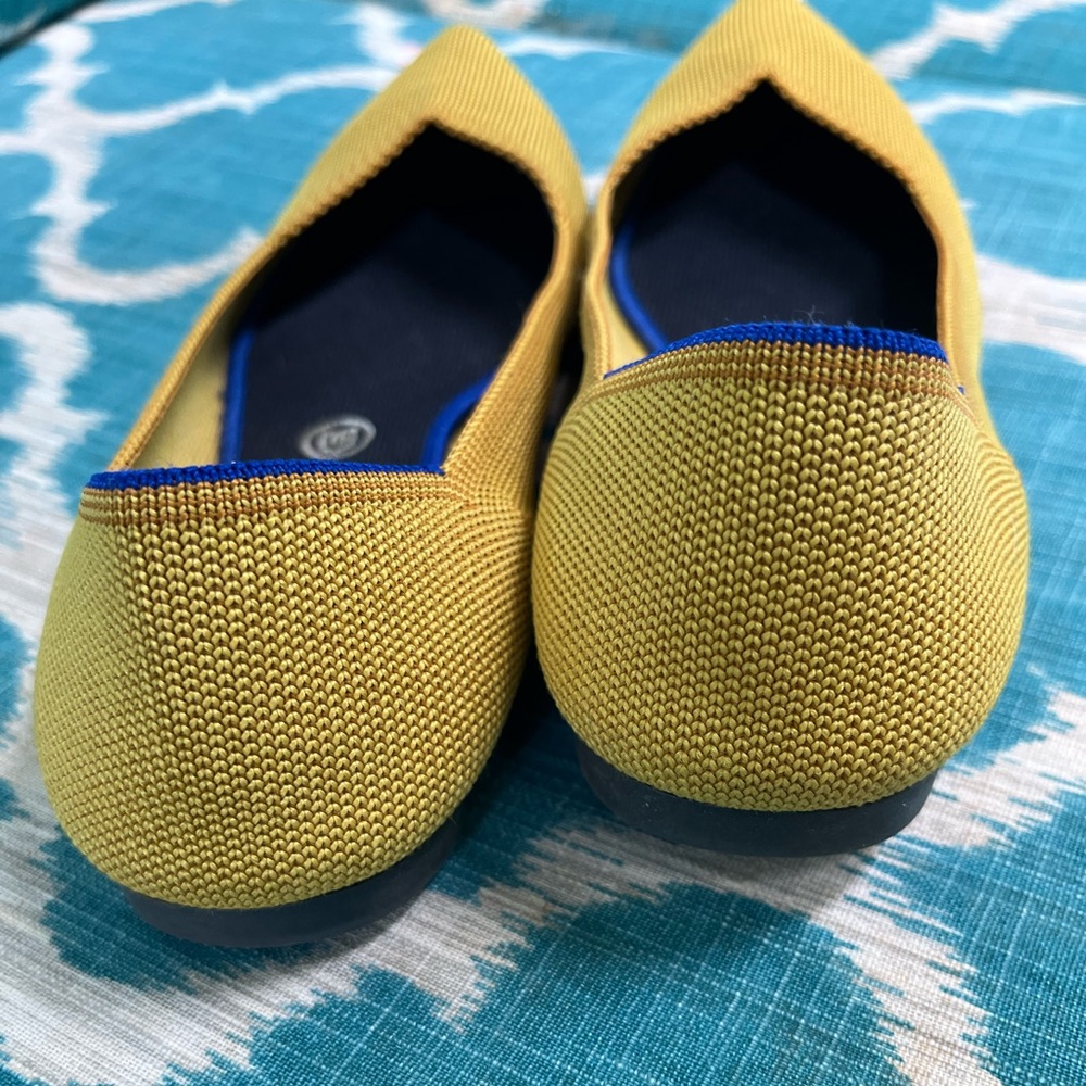 Rothy's Yellow and Blue Flats